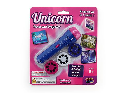 Unicorn Projector Torch with slides