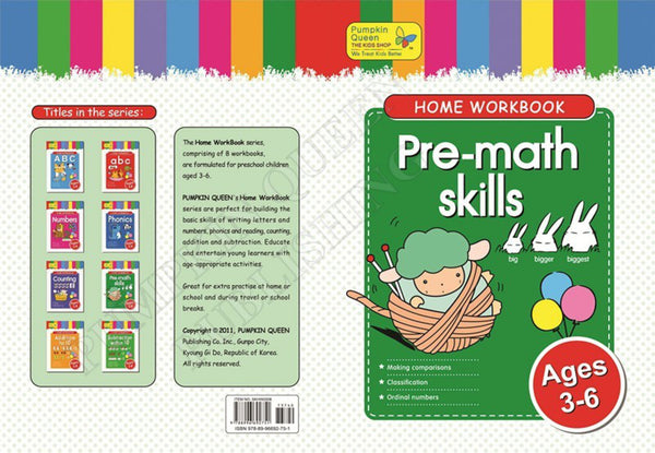 Pre Maths Skills Homework Book