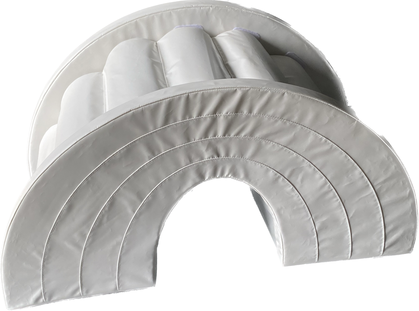 Soft play -Rainbow Arch /Bridge (Grey and White)