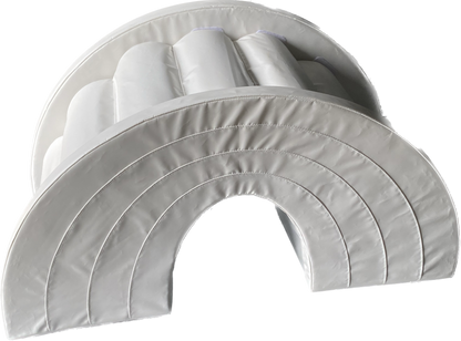 Soft play -Rainbow Arch /Bridge (Grey and White)