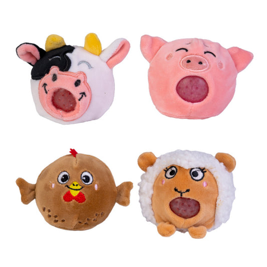 Farm Animals Plush Ball Jellies