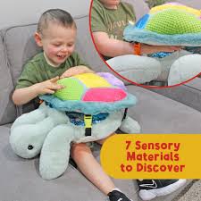 Weighted Sensory Lap Pad Sea Turtle Plush Large