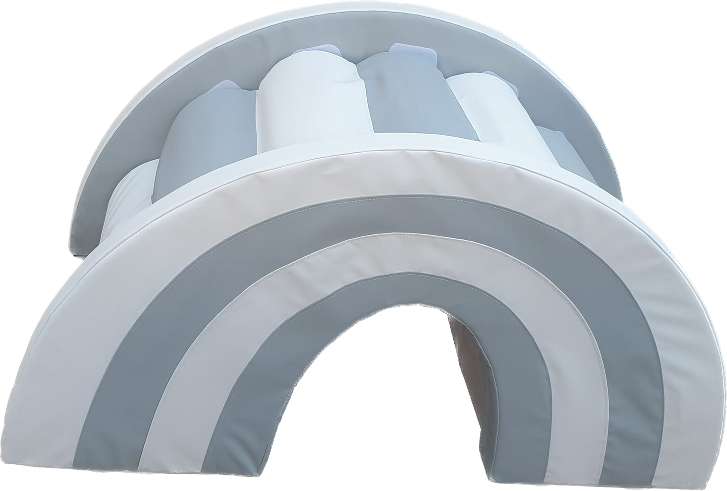 Soft play -Rainbow Arch /Bridge (Grey and White)