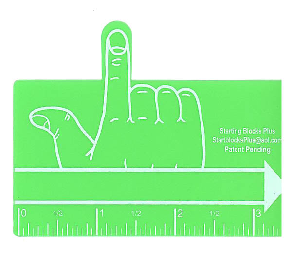 Finger Spacer- Green One Finger