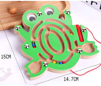 Frog Maze Wooden Puzzle Game