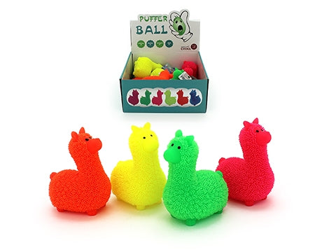 CUSHY FRIZZEE LIGHT UP LLAMA  - 12cm