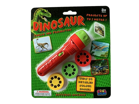 Dinosaur PROJECTOR TORCH W/SLIDES