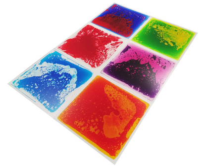 Sensory Liquid Floor Tiles Pack of 6pcs (50x50cm)