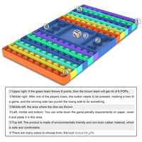 Pop It Rainbow Chess Board