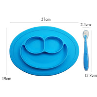 Dinner Plate- Silicone  Separting Plate BPA Free