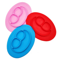 Dinner Plate- Silicone  Separting Plate BPA Free