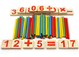 Math Manipulatives Wooden Counting Sticks