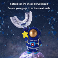 360 Degree U-shaped Child Toothbrush - Astronaut