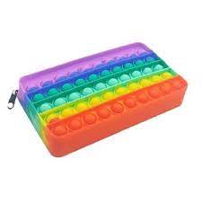 Pop It Rainbow Pencil Case