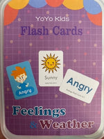 Flash Cards- Feelings (Emotion) & Weather