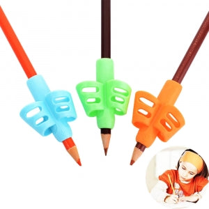 Pencil Grip-Writing Aid-Grip Posture Silicone 3Pce