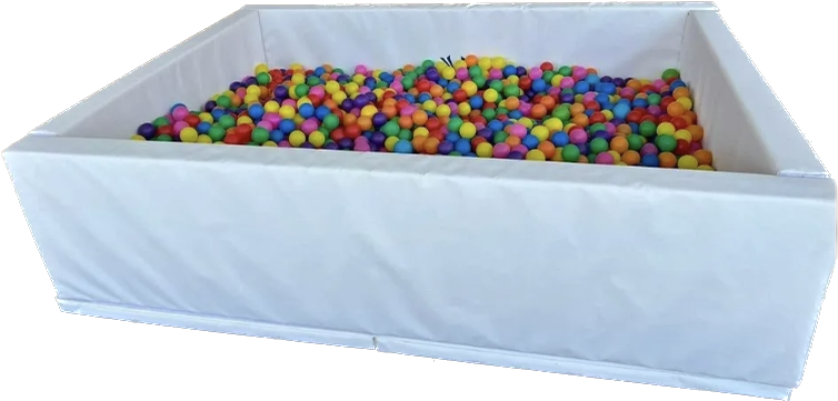 Soft Play Ball Pit White 2m x 1.5m