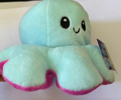 Emotion Plush Toy Reversible Octopus