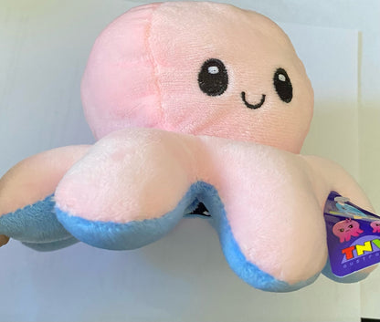 Emotion Plush Toy Reversible Octopus